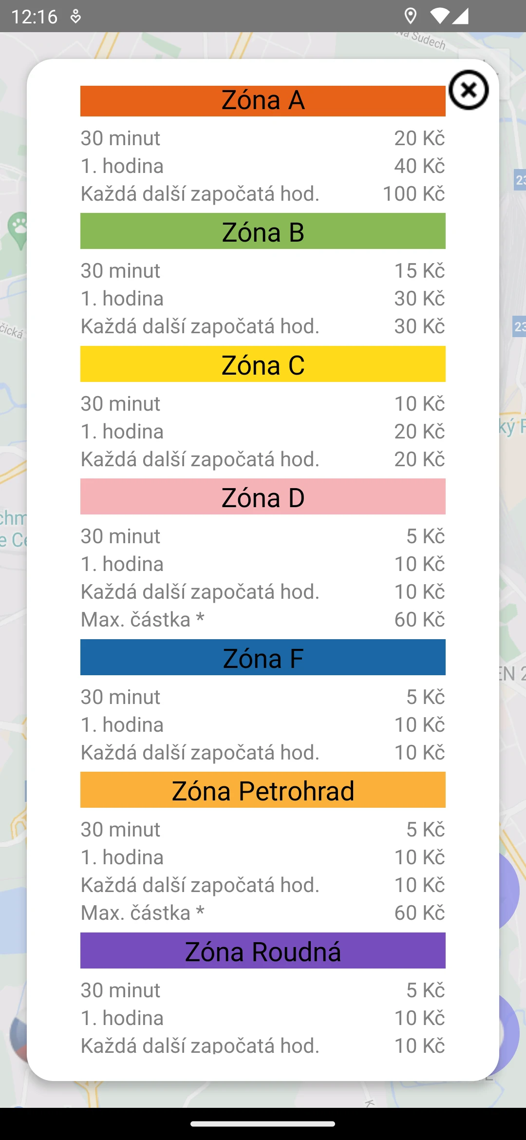Parking Pilsen screenshot